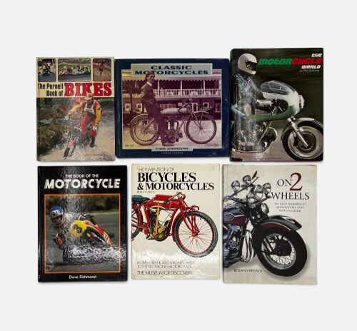 MOTORCYCLE BOOKS: A group of six books on Classic Motorcycles [Location: Sydney]