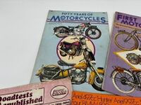 MOTORCYCLE PUBLICATIONS: A group of five publications on Motorcycles together with a folder of black and white illustrations [Location: Sydney] - 5