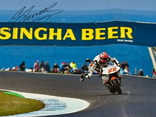SAM LOWES: An unframed signed original photograph by motorsport photographer John Morris [Location: Sydney]