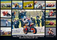 CASEY STONER: An unframed original compilation of photographs by motorsport photographer John Morris, Limited Edition [Location: Sydney]