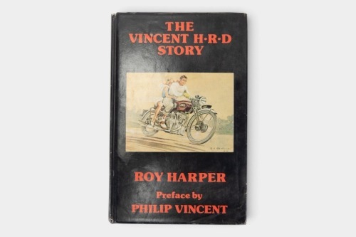 VINCENT: 'The Vincent H.R.D Story' by Roy Harper, hardcover book, published 1975 (first edition) [Location: Melbourne]