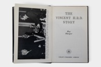 VINCENT: 'The Vincent H.R.D Story' by Roy Harper, hardcover book, published 1975 (first edition) [Location: Melbourne] - 3