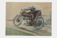 VINCENT / H.R.D: An Australian distributed c1946 Vincent / H.R.D model range brochure, stamped on numerous pages 'Clarex Motors - Cnr Nepean & North Rds Gardenvale', 23 pages, 'Code: ABC 7th Edition' [Location: Melbourne] - 2
