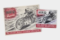 VINCENT / H.R.D: Two c1946 Vincent H.R.D brochures [Location: Melbourne]