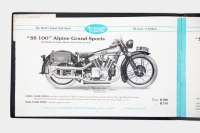 BROUGH SUPERIOR: A c1929 Brough Superior model range brochure, features models SS100, SS80, Overhead 680, Black Alpine 680, Cruiser Sidecar & a feature on Colonel T.E. Lawrence, 16 pages [Location: Melbourne] - 2