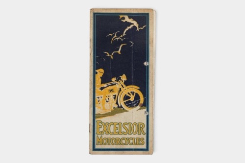EXCELSIOR: A c1924 Excelsior Motorcycles brochure for the Twin 61 C.I. model, 12 pages in card cover, printed in USA [Location: Melbourne]