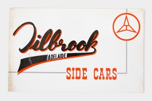 53 · TILBROOK: An early 1950s Tilbrook (Australia) Side Cars brochure [Location: Melbourne]