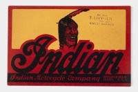 INDIAN: A 1928 Indian Motorcycle model range brochure [Location: Melbourne]