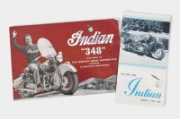 INDIAN: A 1948 Indian '348' 10 page brochure, covers variants Sportsman, Roadmaster & Clubman, publication# M-788 [Location: Melbourne]