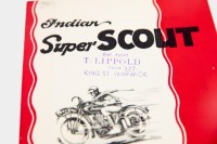 INDIAN: Two c1925 Indian brochures, includes a three page fold-out 1925 Indian Scout brochure (Form A-80-25) and an Australian printed six page Indian Super Scout brochure [Location: Melbourne] - 2