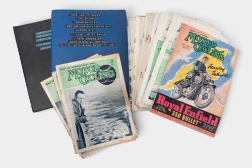211 · MOTOR CYCLING: 35 editions of UK published 'Motor Cycling' (The Green 'Un') weekly magazine [Location: Melbourne]