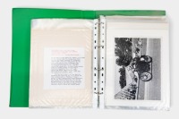PRESS PHOTOS: A personal compiled binder folder mostly containing c1950s press photos [Location: Melbourne] - 2