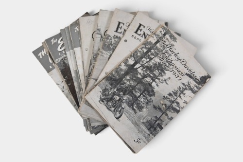 238 · HARLEY-DAVIDSON: A collection of approx. 30 issues of the Harley-Davidson published "The Enthusiast' monthly magazine [Location: Melbourne]