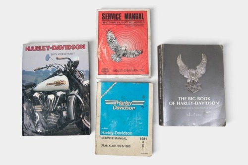 250 · HARLEY-DAVIDSON: Four books relating to Harley-Davidson [Location: Melbourne]