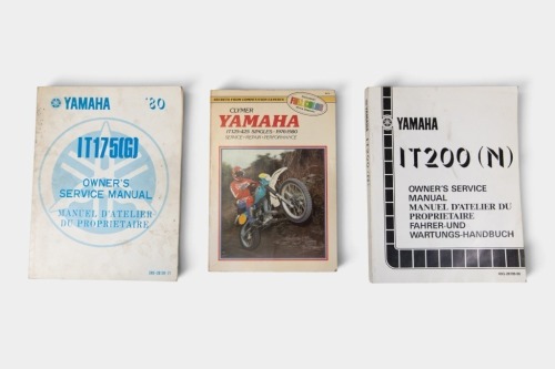 252 · YAMAHA: Three Yamaha IT series workshop manuals [Location: Melbourne]