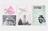 AUSTRALIAN GP: Three official programmes from the Australian Grand Prix at Bathurst, includes programmes for years 1968, 1969 & 1970 [Location: Melbourne]