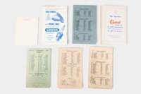 PROGRAMMES: A group of six c1950s programmes from race events in Victoria [Location: Melbourne] - 2
