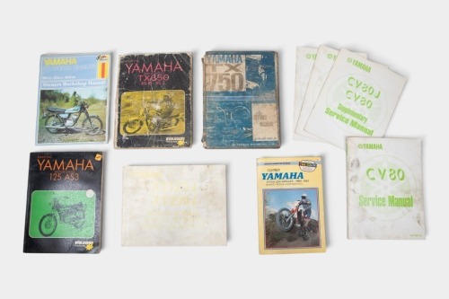 YAMAHA: A group of assorted Yamaha workshop manuals for various models [Location: Melbourne]