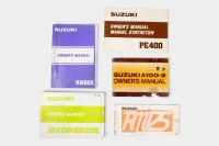 SUZUKI: Five Suzuki owner's manuals [Location: Melbourne]