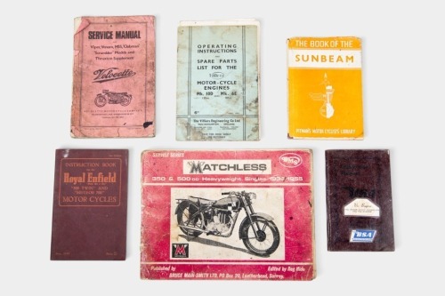 287 · BRITISH: A group of six British make instructional / operational manuals [Location: Melbourne]