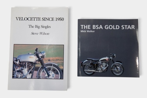 VELOCETTE / BSA: Two softcover books relating to Velocette & BSA [Location: Melbourne]