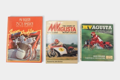 MV AGUSTA: Three hardcover books relating to MV Agusta [Location: Melbourne]