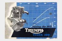 TRIUMPH: A 1951 'Tuning the Triumph Tiger 100' booklet, published by Triumph, 28 pages [Location: Melbourne]