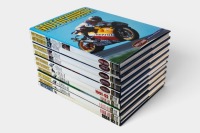 MOTOCOURSE: Ten hardcover editions of 'Motocourse' year book [Location: Melbourne]