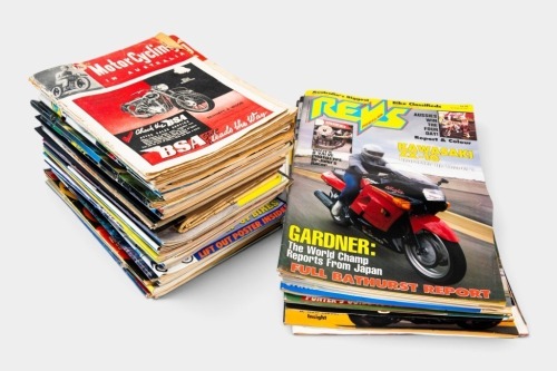 240 · AUSTRALIAN: A group of assorted Australian published motorcycle magazines & periodicals [Location: Melbourne]