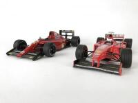 FERRARI: Pair of 1:18 scale Ferrari formula 1 racing cars consisting of Ferrari 641/2 and Ferrari 300. (NB description) - 2