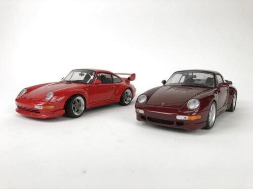 PORSCHE: Pair of 1:18 scale Porsche 911 produced by UT Models. (NB description)