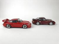 PORSCHE: Pair of 1:18 scale Porsche 911 produced by UT Models. (NB description) - 4