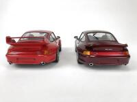 PORSCHE: Pair of 1:18 scale Porsche 911 produced by UT Models. (NB description) - 6