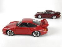 PORSCHE: Pair of 1:18 scale Porsche 911 produced by UT Models. (NB description) - 8