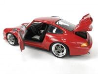 PORSCHE: Pair of 1:18 scale Porsche 911 produced by UT Models. (NB description) - 13