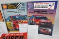 LAKESIDE: Four Lakeside racing programmes (with 23 driver signatures) - 3