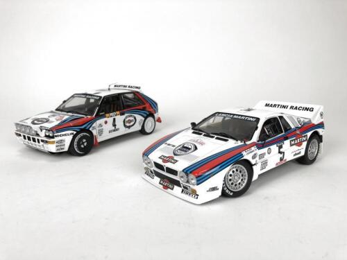 LANCIA: Pair of 1:18 Lancia racing cars produced by Kyosho. (NB description)