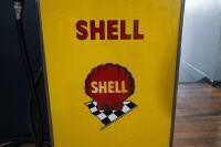 SHELL: A c1970s Wayne 605 petrol pump in Shell Livery with later plastic globe - 4