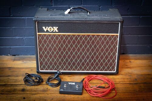 AMPLIFIER: A Vox 15 watt, all tube guitar combo amplifier, model AC15C1