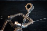 LIGHT FIXTURES: Two scratch built lamps - 3