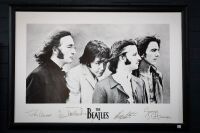 THE BEATLES: Three Beatles display items