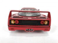 FERRARI: 1:18 scale Ferrari F40 sports car produced by Hotwheels. (NB description) - 4