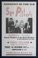 ROCK POSTERS: Five rock & roll related posters all mounted to chipboard - 5