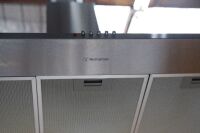 COMMERCIAL COOKING: Three commercial cooking items, includes an Apuro G791-A-02 electric griddle, a Westinghouse rangehood and Borelli hot dog machine - 10