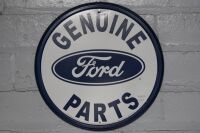 FORD: Four small modern metal Ford signs, largest 31cm high, 40cm wide - 2
