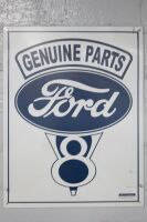 FORD: Four small modern metal Ford signs, largest 31cm high, 40cm wide - 4