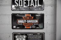 GARAGE SIGNS: Eight garage display items - 6