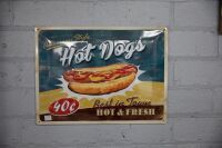 GARAGE SIGNS: Eight small metal garage signs - 3