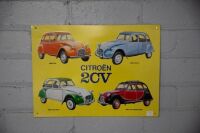 GARAGE SIGNS: Eight small metal garage signs - 8