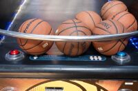 SHOOTING HOOPS: A 'c2022 Shooting Hoops' (Left Hand Side) basketball amusement machine, made by Sega, machine functional (Note Description) - 4
